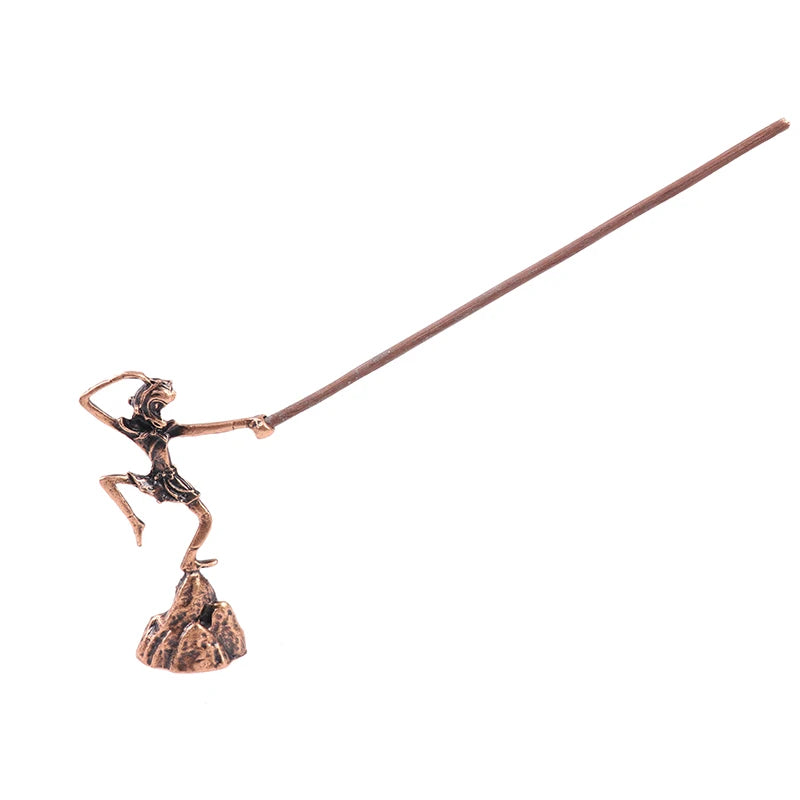 New 1PC Alloy Incense Burner Stick Holder Plate Buddhism Lotus