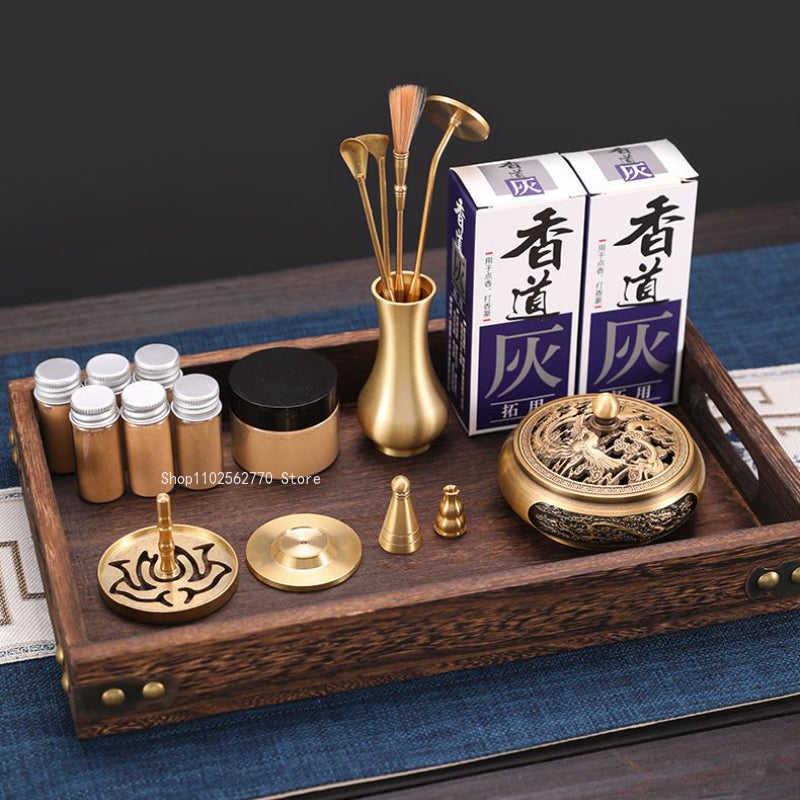 Pure Copper Incense Appliance Set Household Indoor Fragrance