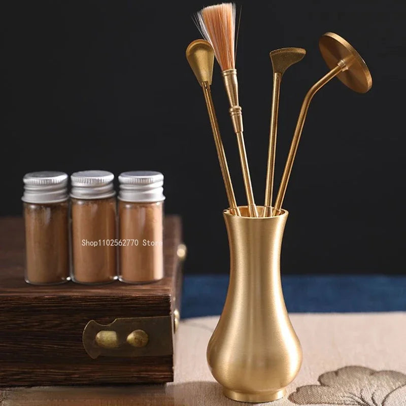 Pure Copper Incense Appliance Set Household Indoor Fragrance