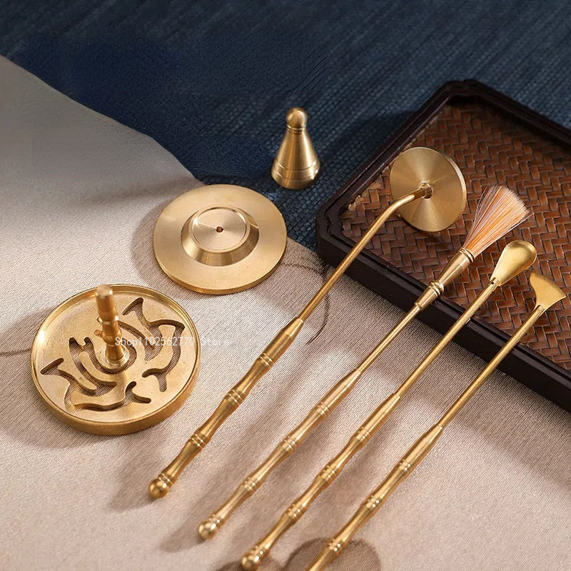 Pure Copper Incense Appliance Set Household Indoor Fragrance