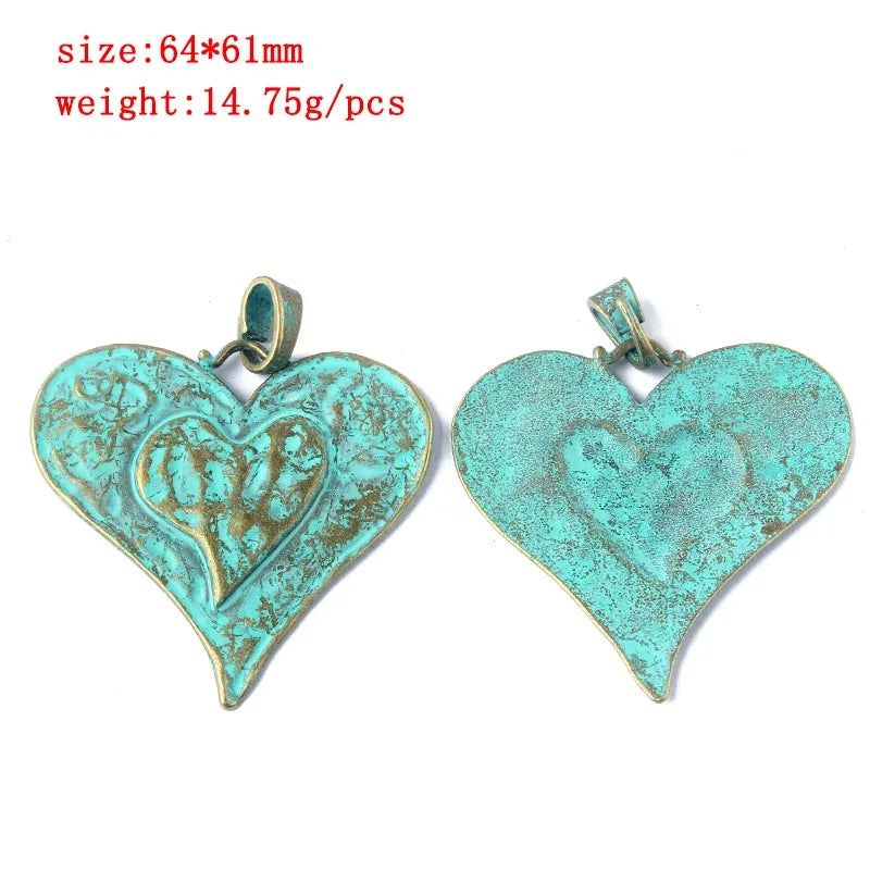 2pcs/lot Verdigris Patina