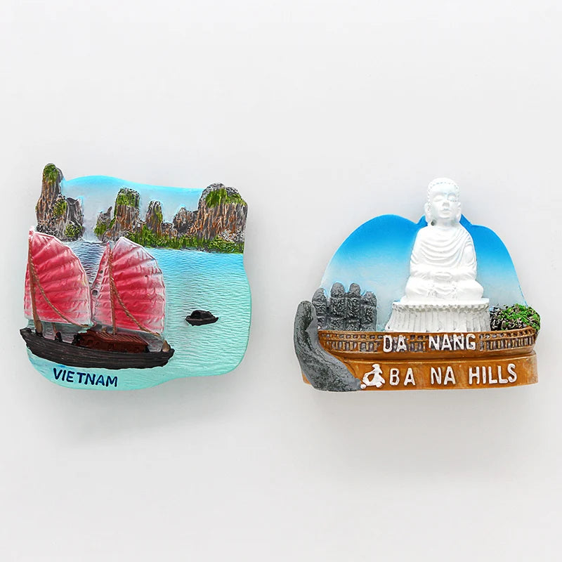 3D fridge magnet Southeast Asia Vietnam crazy house