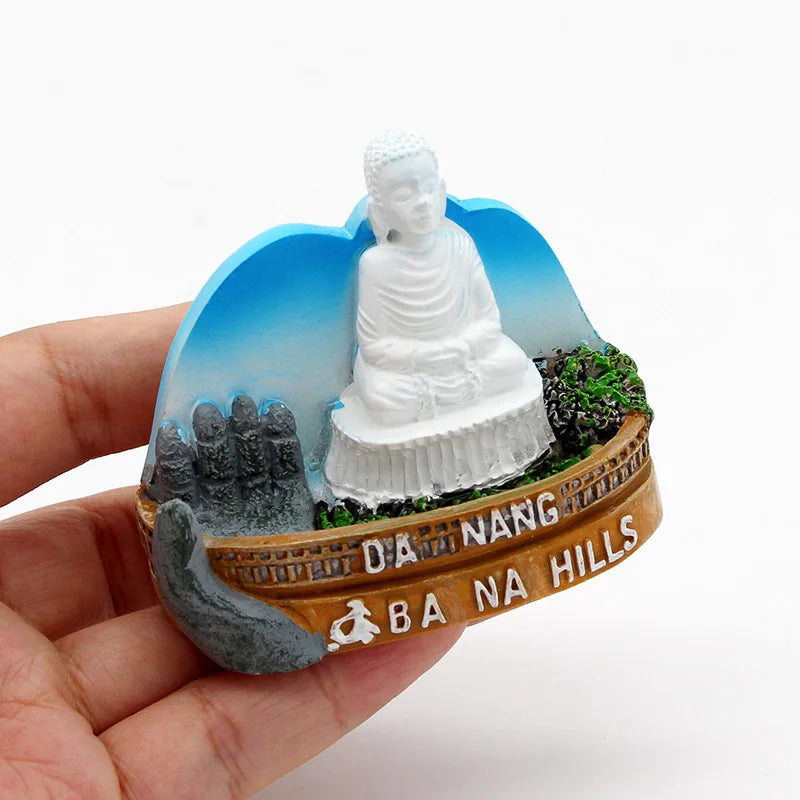 3D fridge magnet Southeast Asia Vietnam crazy house