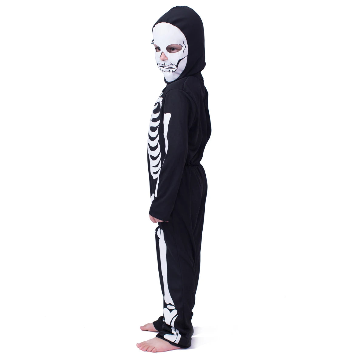 Halloween Skeleton Costume Kids Skull Bones Jumpsuit