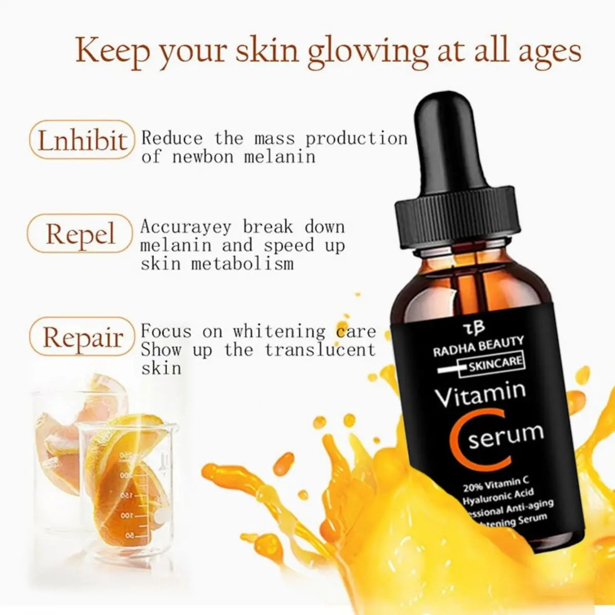 Vitamin C serum Face Serum Long Lasting Moisturizing