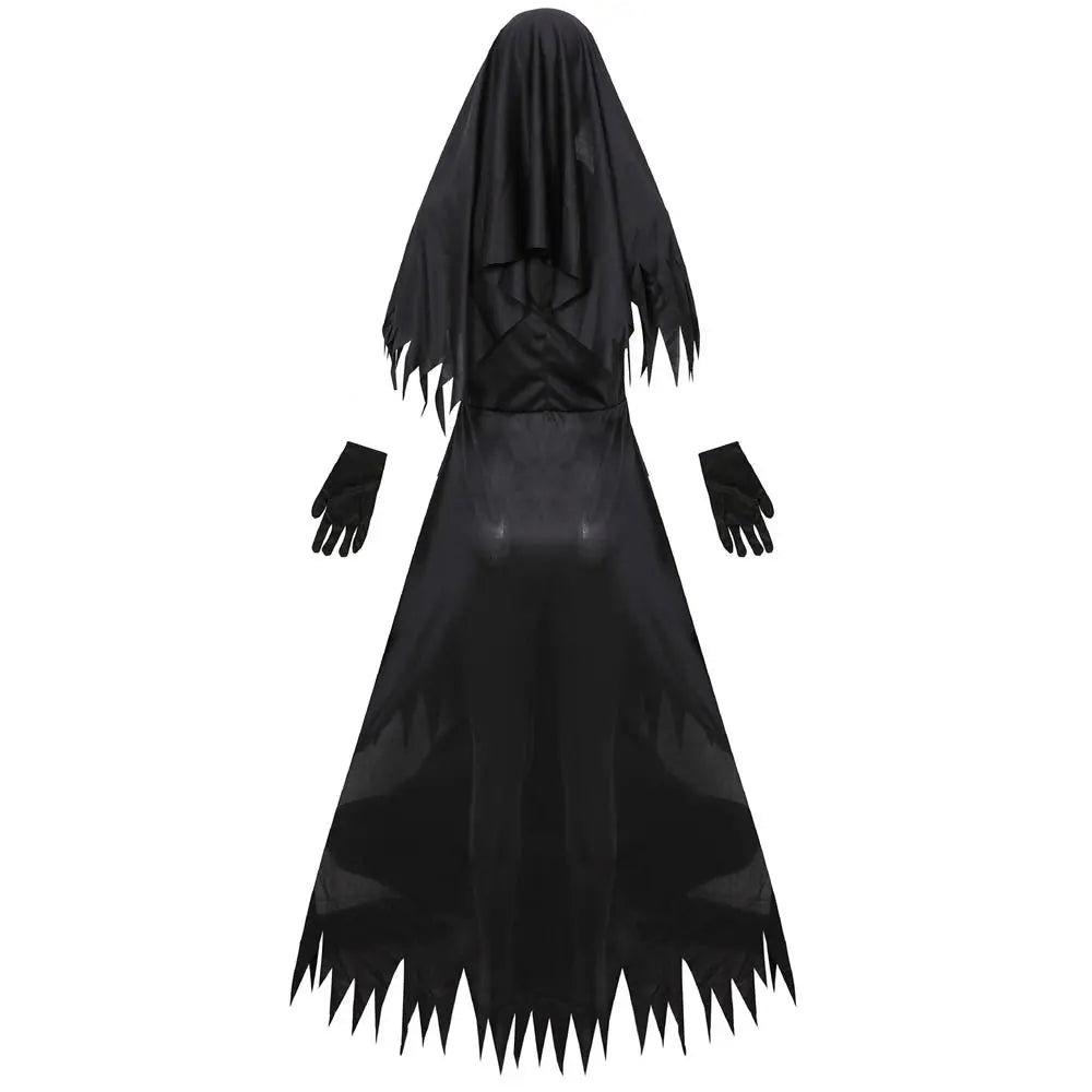 Halloween Terrorist Nun Costume The Demon Scary