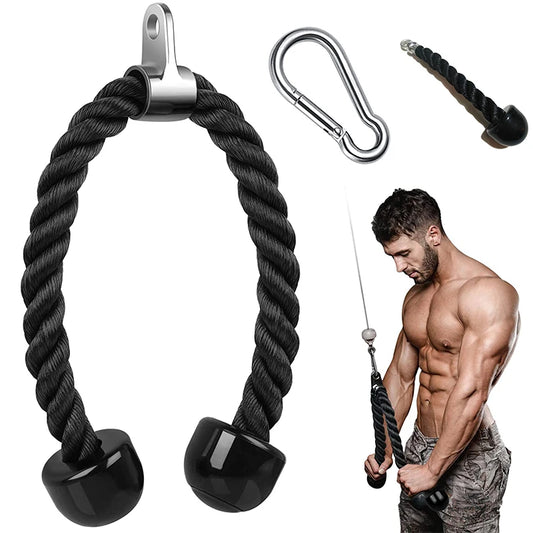 Tricep Rope Push Pull Down Cord for Bodybuilding