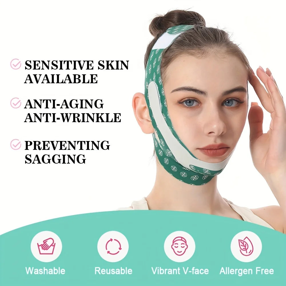 Breathable Face Lifting Belt Women Tighten Chin Cheeks