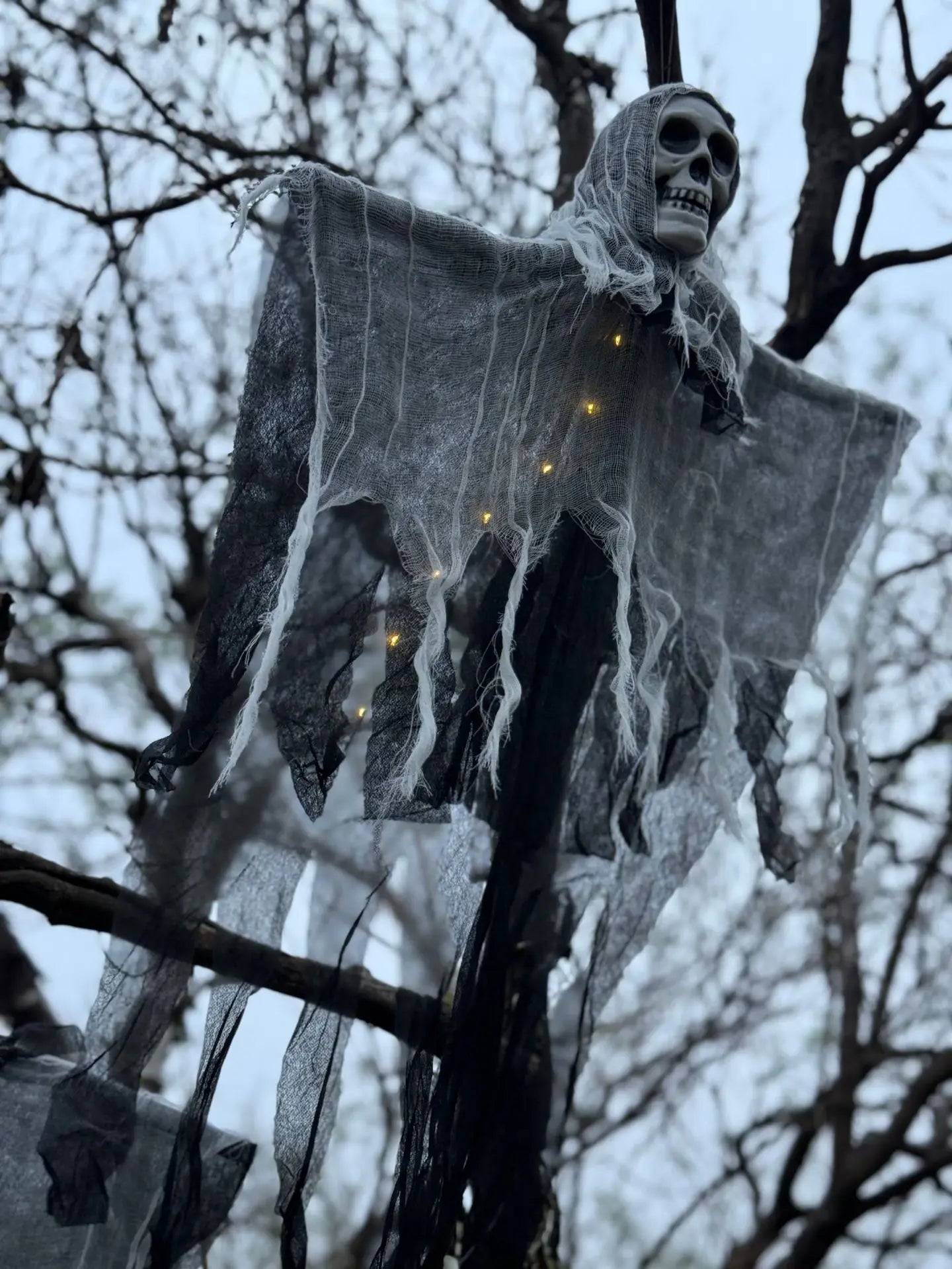 Halloween decoration Ghost with LED Light