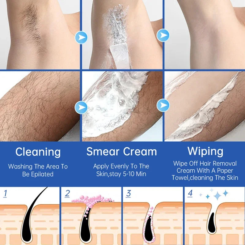 Fast Hair Removal Cream Painless Hair Growth I