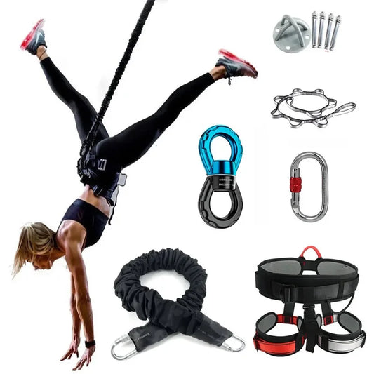 Bungee Dance Flying Suspension Rope Aerial Anti-gravity Yoga Cord Resistance