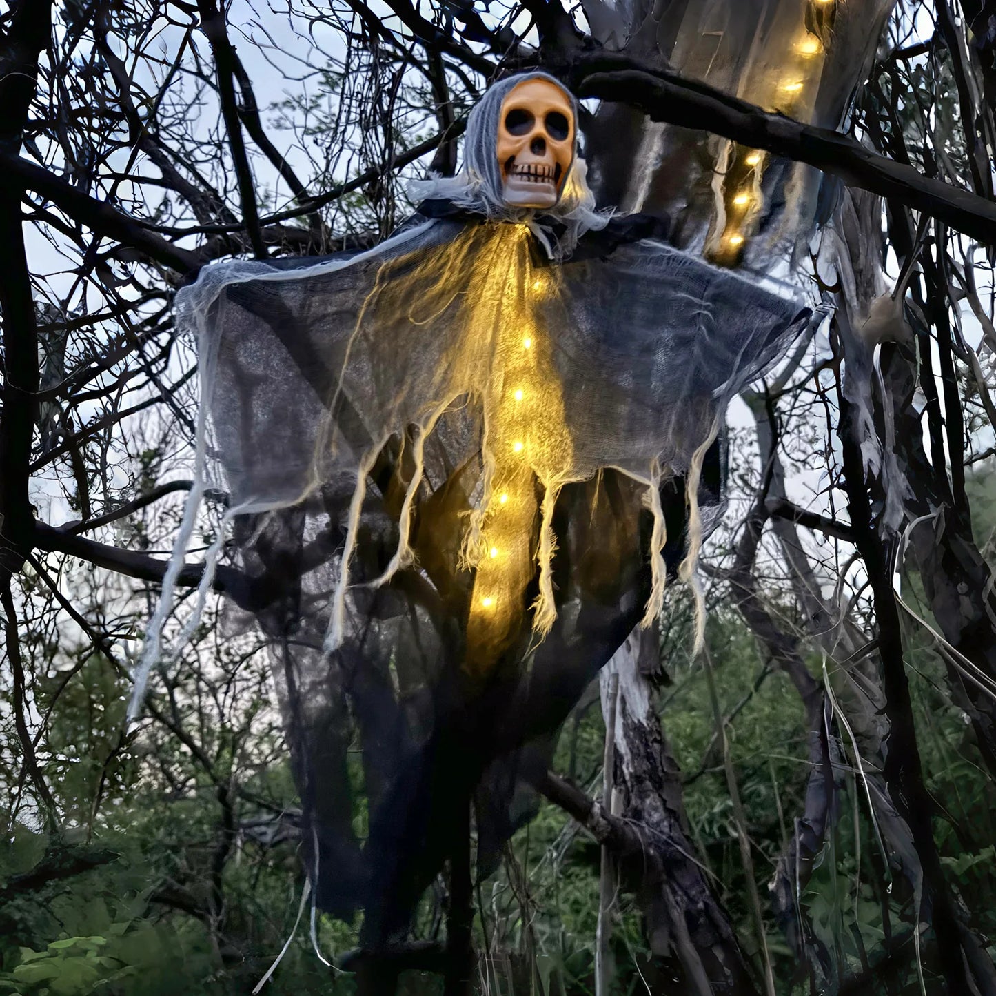 Halloween decoration Ghost with LED Light