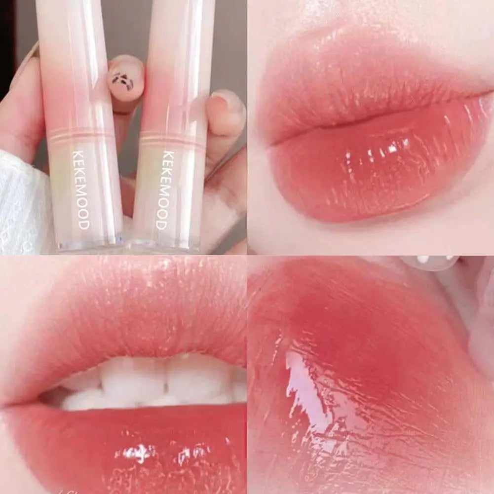 Jelly Lipstick For Kekemood Moisturizing Mirror Water Light