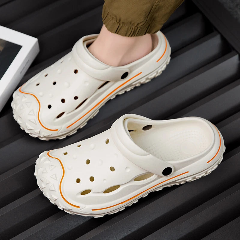 2024 Summer New Men's Slippers Outdoor Garden