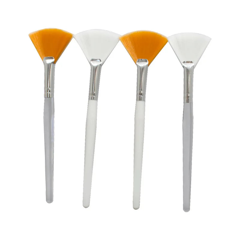 3pcs Practical Facial Brushes Fan Makeup Brushes Soft