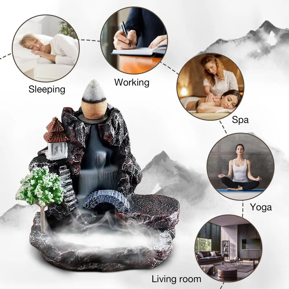 Backflow Incense Burner - Ceramic Backflow Incense Holder