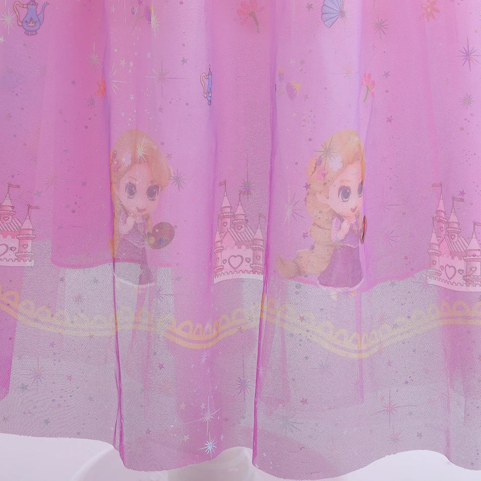 Disney Rapunzel Dress Girl Luxury Gradient Frocks Halloween Princess