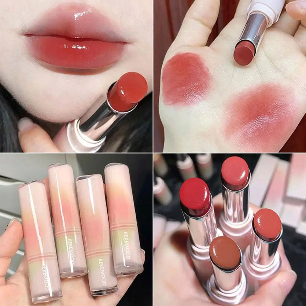 Jelly Lipstick For Kekemood Moisturizing Mirror Water Light