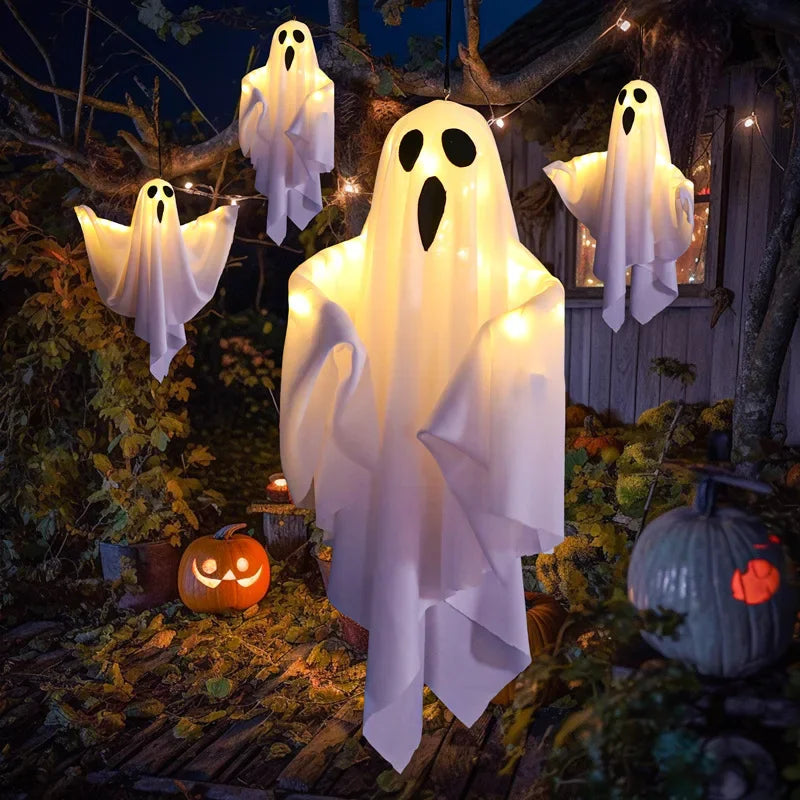 2024 LED Glow Ghost Party Halloween Decoration for Home