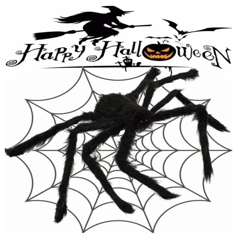 Black Spider Halloween Decoration Haunted House